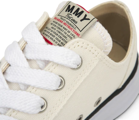 MIHARA YASUHIRO Maison Original Sole Low Top 'White Canvas' A01FW702-WHITE Sizing MIHARA YASUHIRO Maison Original Sole Low Top 'White Canvas' A01FW702-WHITE