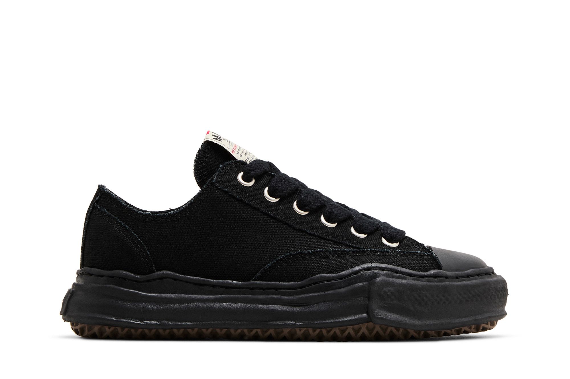 MIHARA YASUHIRO Maison Peterson 23 OG Sole Canvas Low 'Black' A11FW702-BLK
