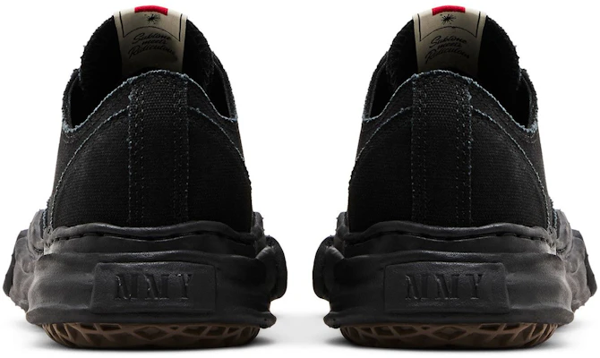 Maison Mihara Yasuhiro Peterson 23 OG Sole Canvas Rendah 'Hitam Putih' A11FW702 Details for Maison Mihara Yasuhiro Peterson 23 OG Sole Canvas Rendah 'Hitam Putih' A11FW702