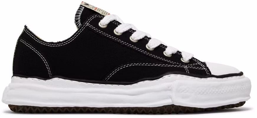 MIHARA YASUHIRO Maison Peterson OG Sole Canvas Low 'Black' A01FW702-BLK Buy MIHARA YASUHIRO Maison Peterson OG Sole Canvas Low 'Black' A01FW702-BLK
