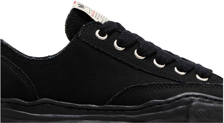 メゾンミハラヤスヒロ ピーターソン OG ソール キャンバス ロー ブラックブラック A01FW702-BLKBLK Order メゾンミハラヤスヒロ ピーターソン OG ソール キャンバス ロー ブラックブラック A01FW702-BLKBLK