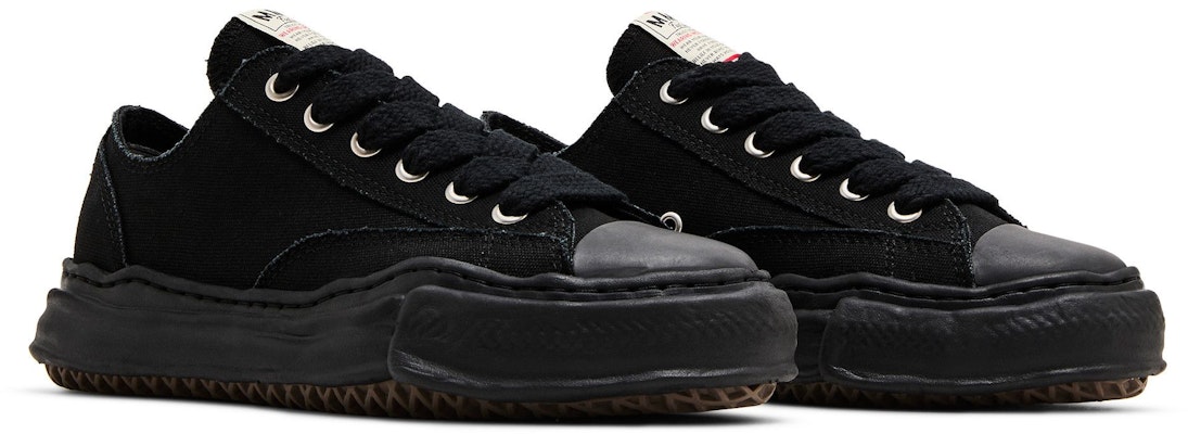 メゾンミハラヤスヒロ ピーターソン OG ソール キャンバス ロー ブラックブラック A01FW702-BLKBLK Cheap メゾンミハラヤスヒロ ピーターソン OG ソール キャンバス ロー ブラックブラック A01FW702-BLKBLK