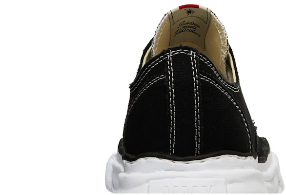 三原康裕 Maison Peterson OG 鞋底黑色帆布低筒鞋 A01FW702-BLK 1