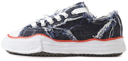 MIHARA YASUHIRO Nigel Cabourn x Maison Low Top 'Distressed Black' 80403962010 MIHARA YASUHIRO Nigel Cabourn x Maison Low Top 'Distressed Black' 80403962010