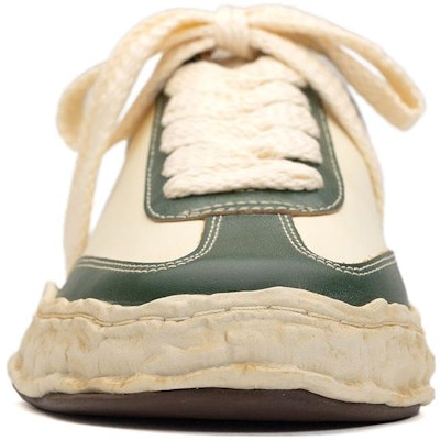 Maison Mihara Yasuhiro Herbie OG Sole VC Kulit Rendah 'Hitam Putih' A11FW707 Sizing Maison Mihara Yasuhiro Herbie OG Sole VC Kulit Rendah 'Hitam Putih' A11FW707