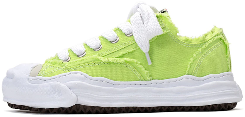 MIHARA YASUHIRO OG Sole Sneakers Bassi in Tela Verde con Lacci. A10FW714 Green Buy MIHARA YASUHIRO OG Sole Sneakers Bassi in Tela Verde con Lacci. A10FW714 Green