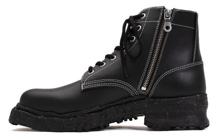 MIHARA YASUHIRO Sole High-Top Canvas 'Black' 圖 2