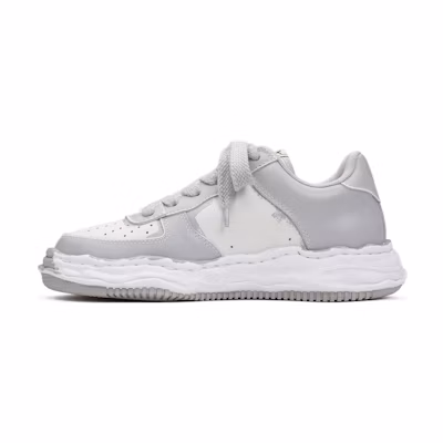 MIHARA YASUHIRO Maison Wayne Sole Printed Leather Low 'Grey White'