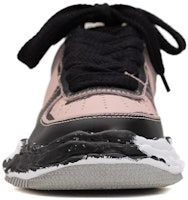 Maison Mihara Yasuhiro Wayne OG Suela Cuero Impreso Bajas 'Gris Blanco' A11FW725 4