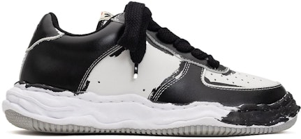 Maison Mihara Yasuhiro Wayne OG Suela Cuero Impreso Bajas 'Gris Blanco' A11FW725 Details for Maison Mihara Yasuhiro Wayne OG Suela Cuero Impreso Bajas 'Gris Blanco' A11FW725