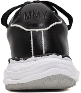 Maison Mihara Yasuhiro Wayne OG Tapak Kulit Cetak Rendah 'Kelabu Putih' A11FW725 Cheap Maison Mihara Yasuhiro Wayne OG Tapak Kulit Cetak Rendah 'Kelabu Putih' A11FW725