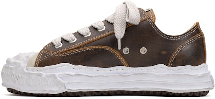 MIHARA YASUHIRO 三原康裕 Hank 牛皮 時尚潮流 低幫 板鞋 男女同款 做舊版 2