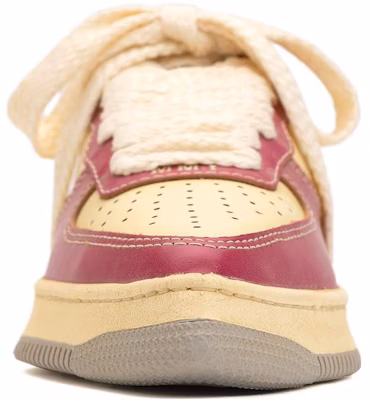 Sneakers Kulit Ujung Runcing Maison MIHARA YASUHIRO Rosy 'Abu-Abu' B11FW705 2