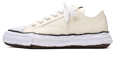 Maison Mihara Yasuhiro Peterson OG Suela Cuero Bajo 'Negro Blanco' A11FW704 Lookbook Maison Mihara Yasuhiro Peterson OG Suela Cuero Bajo 'Negro Blanco' A11FW704