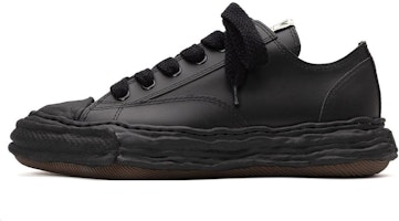 Maison Mihara Yasuhiro Peterson OG Suela Cuero Bajo 'Negro Blanco' A11FW704 Purchase Maison Mihara Yasuhiro Peterson OG Suela Cuero Bajo 'Negro Blanco' A11FW704
