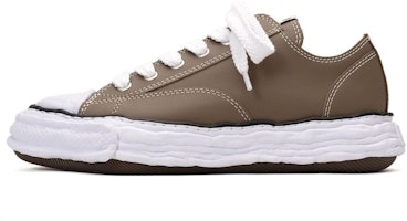 Maison Mihara Yasuhiro Peterson OG Suela Cuero Bajo 'Negro Blanco' A11FW704 Sizing Maison Mihara Yasuhiro Peterson OG Suela Cuero Bajo 'Negro Blanco' A11FW704