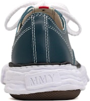 Maison Mihara Yasuhiro Peterson OG Suela Cuero Bajo 'Negro Blanco' A11FW704 2