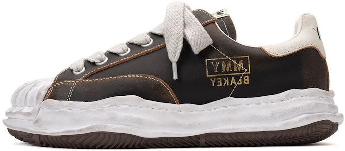 MIHARA YASUHIRO 三原康裕 Blakey 皮革 圓頭綁帶 低筒 板鞋 男款 做舊版 Lookbook MIHARA YASUHIRO 三原康裕 Blakey 皮革 圓頭綁帶 低筒 板鞋 男款 做舊版