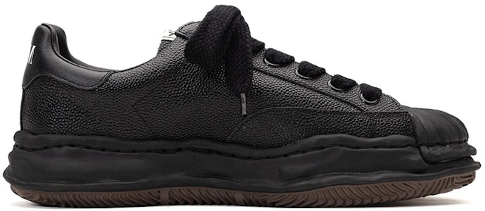 MIHARA YASUHIRO三原康裕 Blakey 皮革 圓頭綁帶 低筒 板鞋 男女同款 4