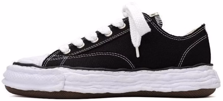 Maison Mihara Yasuhiro Peterson 23 OG Sole Canvas Low 'Black White' A11FW702 Buy Maison Mihara Yasuhiro Peterson 23 OG Sole Canvas Low 'Black White' A11FW702