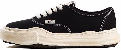 MAISON MIHARA YASUHIRO BAKER ORIGINAL LOW TOP CANVAS SNEAKER 'black' A07FW719 MAISON MIHARA YASUHIRO BAKER ORIGINAL LOW TOP CANVAS SNEAKER 'black' A07FW719
