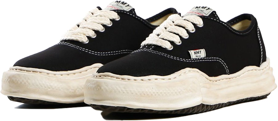 MAISON MIHARA YASUHIRO BAKER ORIGINAL LOW TOP CANVAS SNEAKER 'black' A07FW719 Order MAISON MIHARA YASUHIRO BAKER ORIGINAL LOW TOP CANVAS SNEAKER 'black' A07FW719