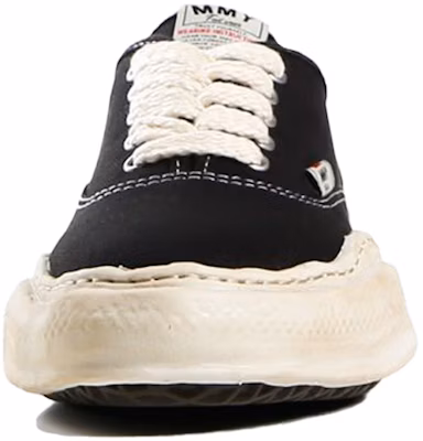 MAISON MIHARA YASUHIRO BAKER ORIGINAL LOW TOP CANVAS SNEAKER 'black' A07FW719 Lookbook MAISON MIHARA YASUHIRO BAKER ORIGINAL LOW TOP CANVAS SNEAKER 'black' A07FW719
