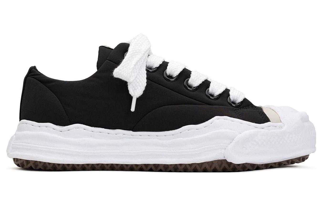 Maison Mihara Yasuhiro Hank Sole Nylon Puffer Low 'Black' 圖 2