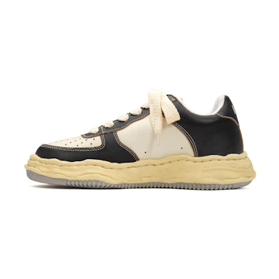 Maison Mihara Yasuhiro Wayne Sole Vintage Leather Low 'Black White'