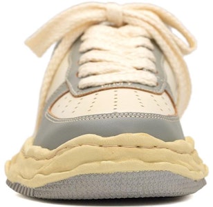 MIHARA YASUHIRO三原康裕 Wayne 皮革圓頭平底綁帶低筒板鞋 男女同款 3