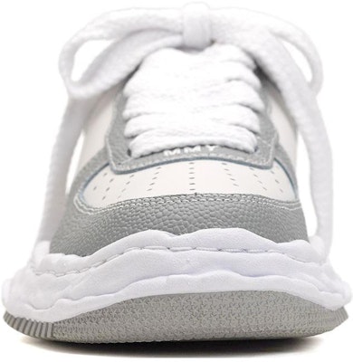 MIHARA YASUHIRO Maison Wayne OG Sole Embossed Leather Low 'Black White' A11FW712 5