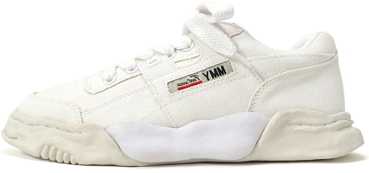 mihara-yasuhiro-parker-hoodie-low-top-sneakers-white-a08-fw-704-white-color