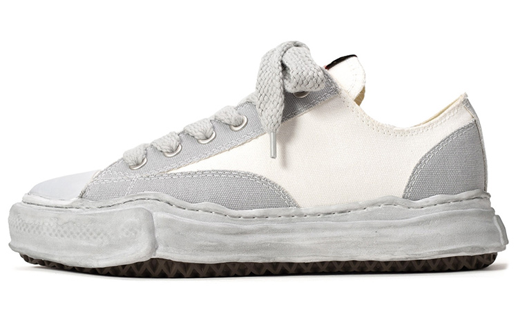 MIHARA YASUHIRO Peterson Canvas Low-Top Fashion Sneakers White A08FW713 White