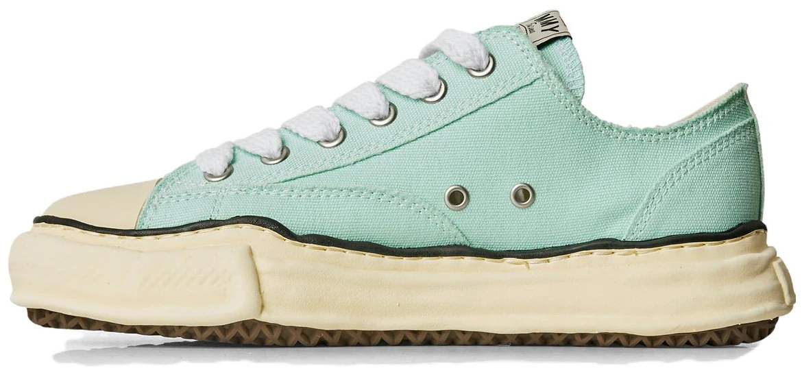 mihara-yasuhiro-peterson-low-canvas-mint-green-casual-sneakers-a09-fw-733-mint-green