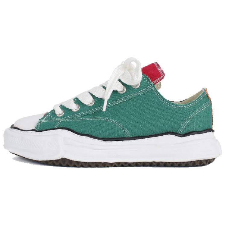 MIHARA YASUHIRO Peterson OG Sole Canvas Low Green Sneakers Fashion Shoes A01FW702 Green