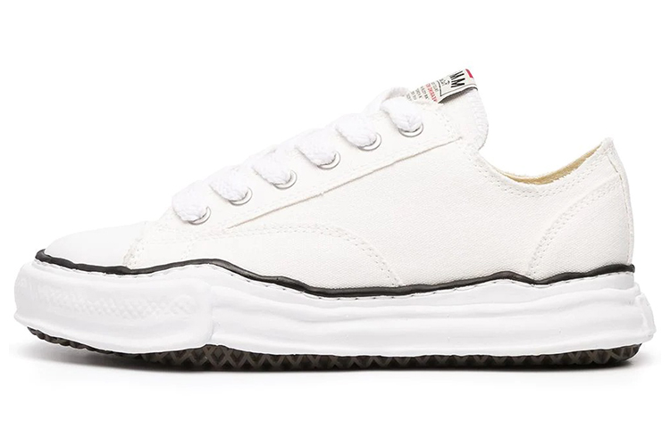 MIHARA YASUHIRO Peterson OG Sole Low-Top Fashion Sneakers White . A01FW702 White