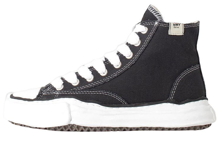 MIHARA YASUHIRO Peterson Original Sole High-Top Black Fashion Sneakers . A01FW701 Black