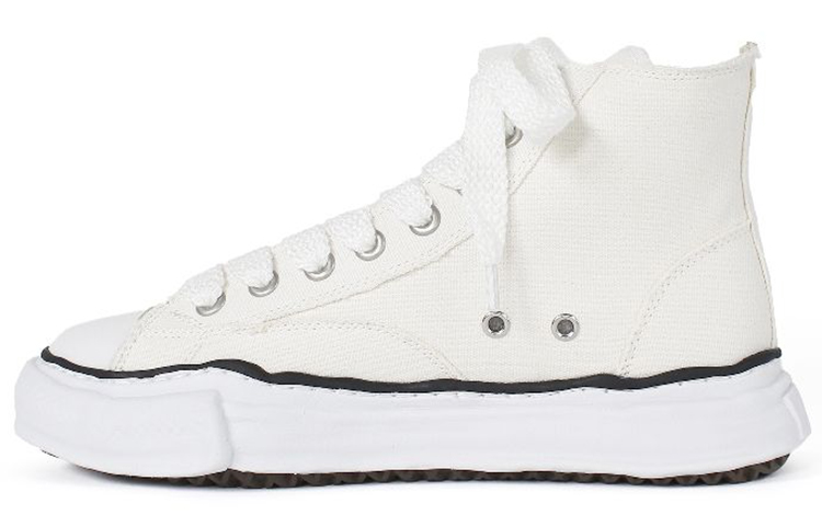 MIHARA YASUHIRO Peterson Original Sole White High-Top Fashion Sneakers . A01FW701 White