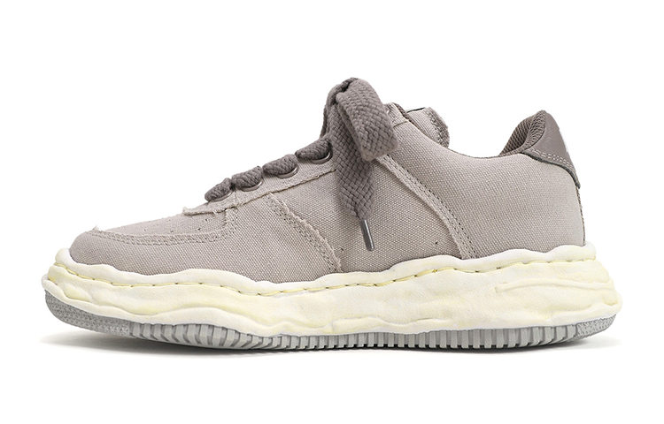 MIHARA YASUHIRO Wayne Dissolved Sneakers Low-Top Grey Casual Shoes. A08FW708GREY