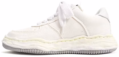 MIHARA YASUHIRO Wayne Low-Top Fashion Sneakers White Melted Design. A08FW708 White Color MIHARA YASUHIRO Wayne Low-Top Fashion Sneakers White Melted Design. A08FW708 White Color