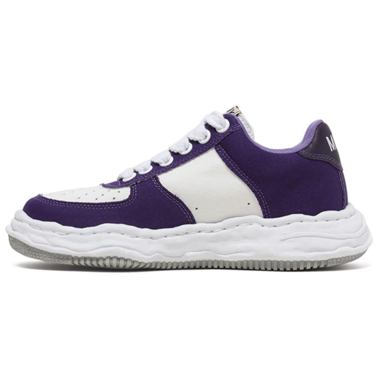 MIHARA YASUHIRO Wayne Low-Top Sneakers Purple Stylish & Comfortable. A10FW720PURWHT Limited Time Offer
