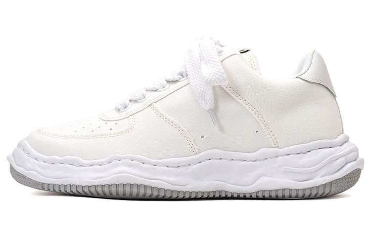 MIHARA YASUHIRO Wayne OG Sole White Low-Top Canvas Sneakers for Men A10FW720 White