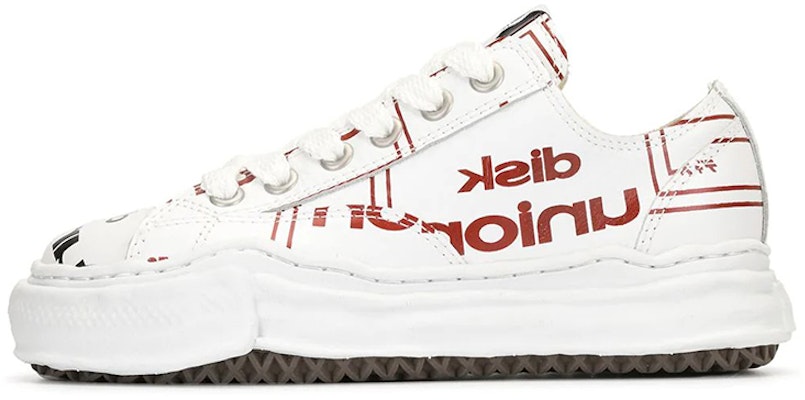 MIHARA YASUHIRO x Disc Union Low 'Blanco Rojo' A04FW714 Buy MIHARA YASUHIRO x Disc Union Low 'Blanco Rojo' A04FW714