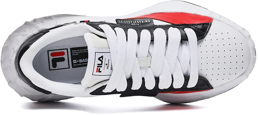 FILA x MIHARA YASUHIRO Sneakers 'White Black Red' F12M234207FWN Lookbook FILA x MIHARA YASUHIRO Sneakers 'White Black Red' F12M234207FWN