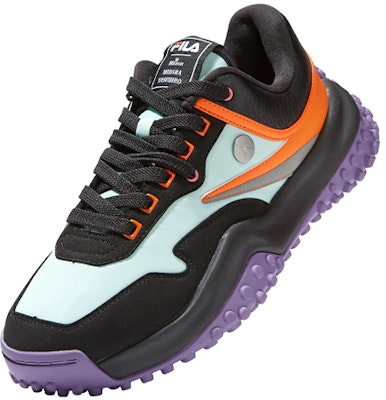 FILA MIHARA YASUHIRO x Kasut Lari Hitam/Ungu T12M034102FMB Details for FILA MIHARA YASUHIRO x Kasut Lari Hitam/Ungu T12M034102FMB