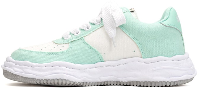 Maison Mihara Yasuhiro Wayne OG Sole Canvas Rendah 'Hitam Putih' A10FW720 5