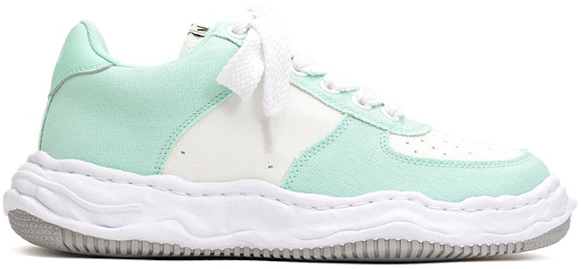 Maison Mihara Yasuhiro Wayne OG Sole Canvas Rendah 'Hitam Putih' A10FW720 6