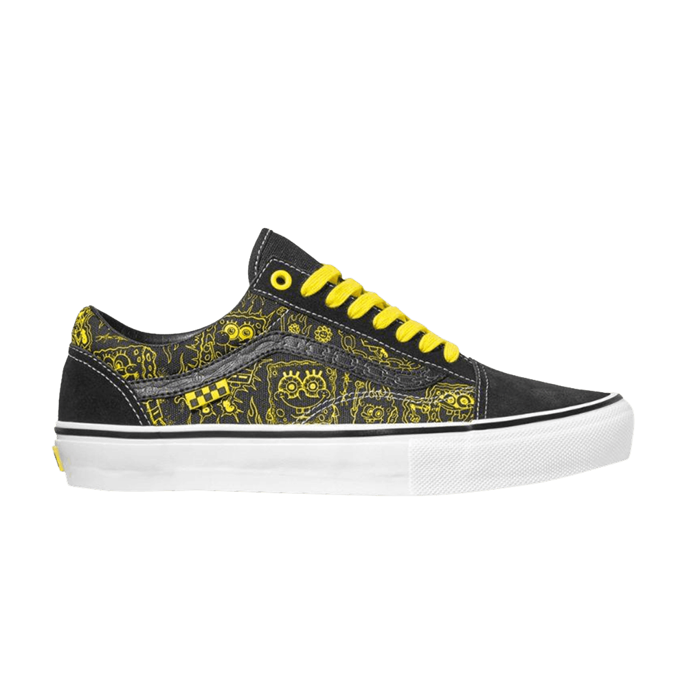 マイク・ジグリオッティ×スポンジボブ×Vans オールドスクール (黒黄 
