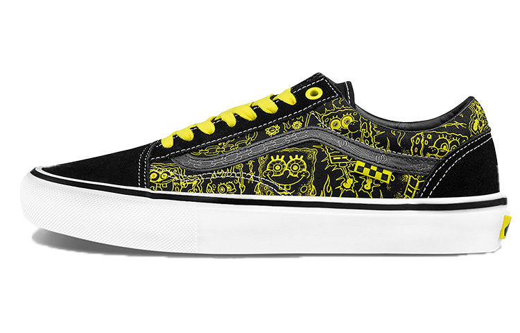 Buy Mike Gigliotti x Bob Esponja x Vans Skate Old Skool 'Negro Amarillo' VN0A5FCBZAU