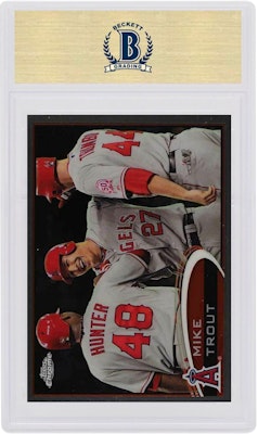 Mike Trout 2012 Topps Chrome #144 Tarjeta Coleccionable. Order Mike Trout 2012 Topps Chrome #144 Tarjeta Coleccionable.